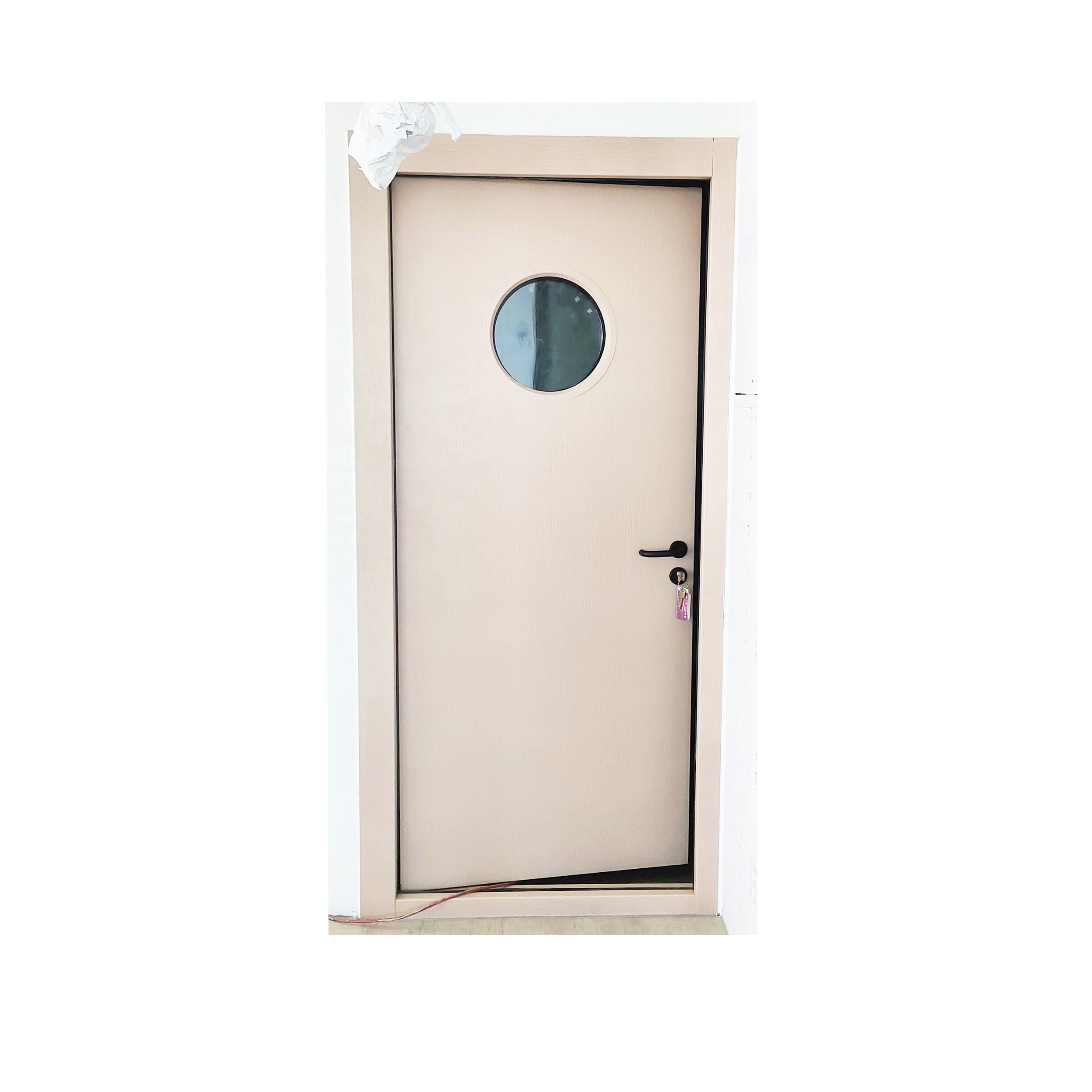 LangGou KTV Private Room Sound Insulated Door Music Room Door with Round Glass Window