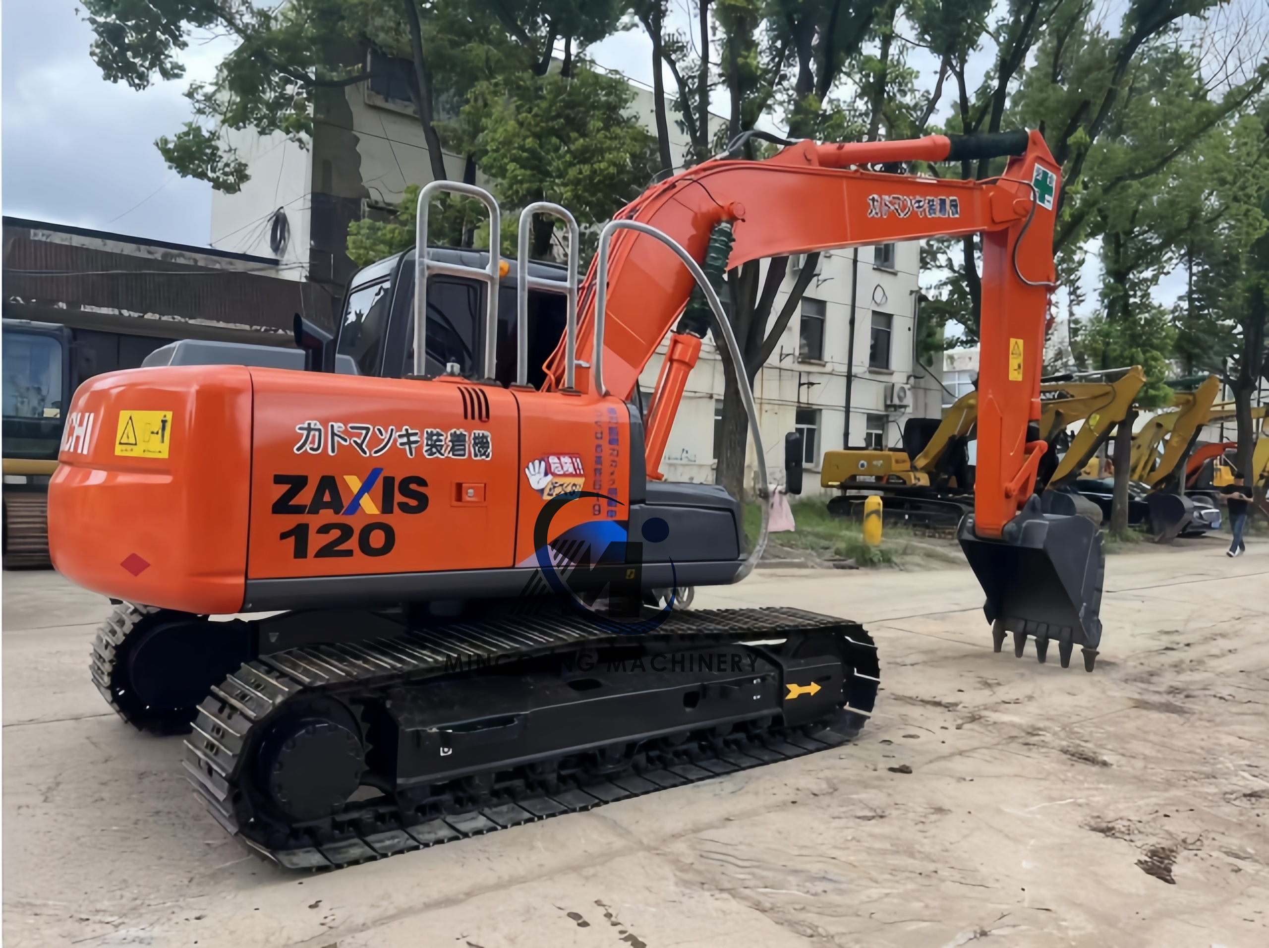 Used 12ton used excavator hitachi zx120 japan original second hand machine used EPA engine excavator hitachi zx120 for sale