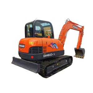 Excavator Best Selling 6t Used Digging Machine Doosan Dx60-7 for sale