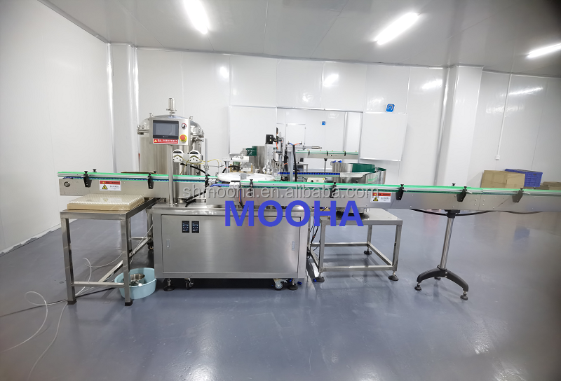 Automatic Spray Chubby Gorilla Soda Oil Juice Honey Production Line Liquid Bottle Filling Capping and Labeling Machine