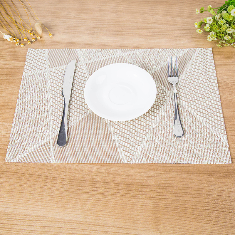 NMY-221 new design woven vinyl placemats for restaurant and hotels