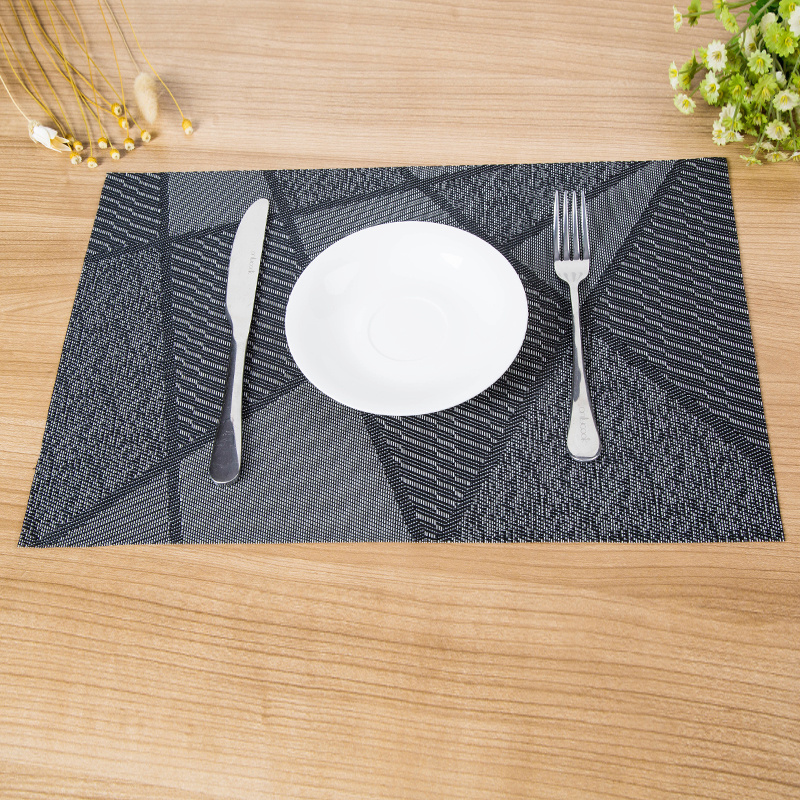 NMY-221 new design woven vinyl placemats for restaurant and hotels