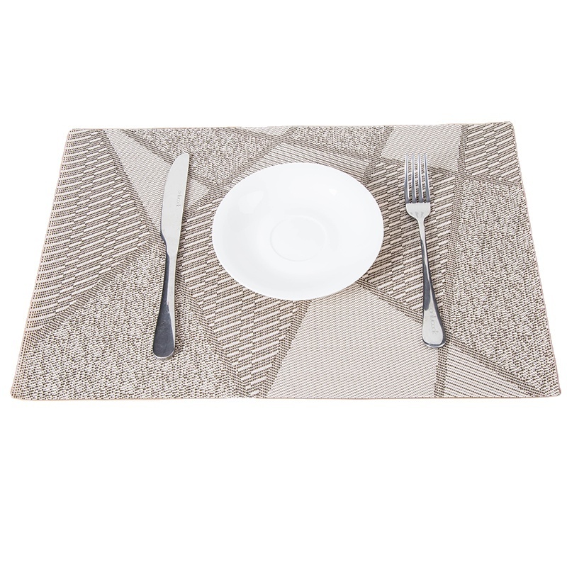 NMY-221 new design woven vinyl placemats for restaurant and hotels