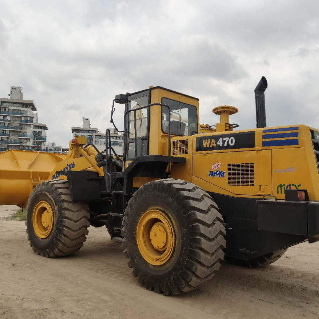 2021 2022 Used large loader 7t Komatsu WA470-6 Wheel Loader in good condition for sale Used komatsu 380 320-5 100 470 loaders