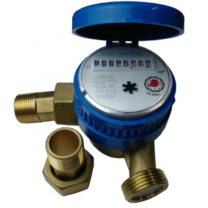 DN15 20 Single Jet Class B Dry Type Brass Water Meter