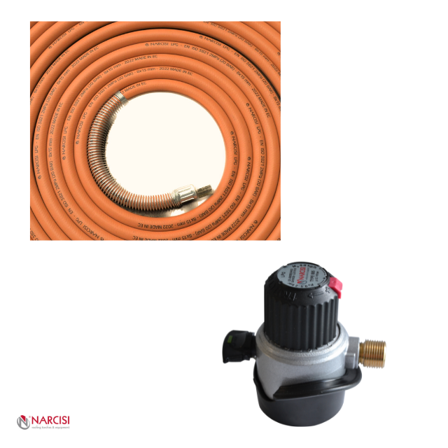 High italian quality Roofing KIT 220 mm d 40 rub hose 10 mt safety regulator for retail wholesale contractors