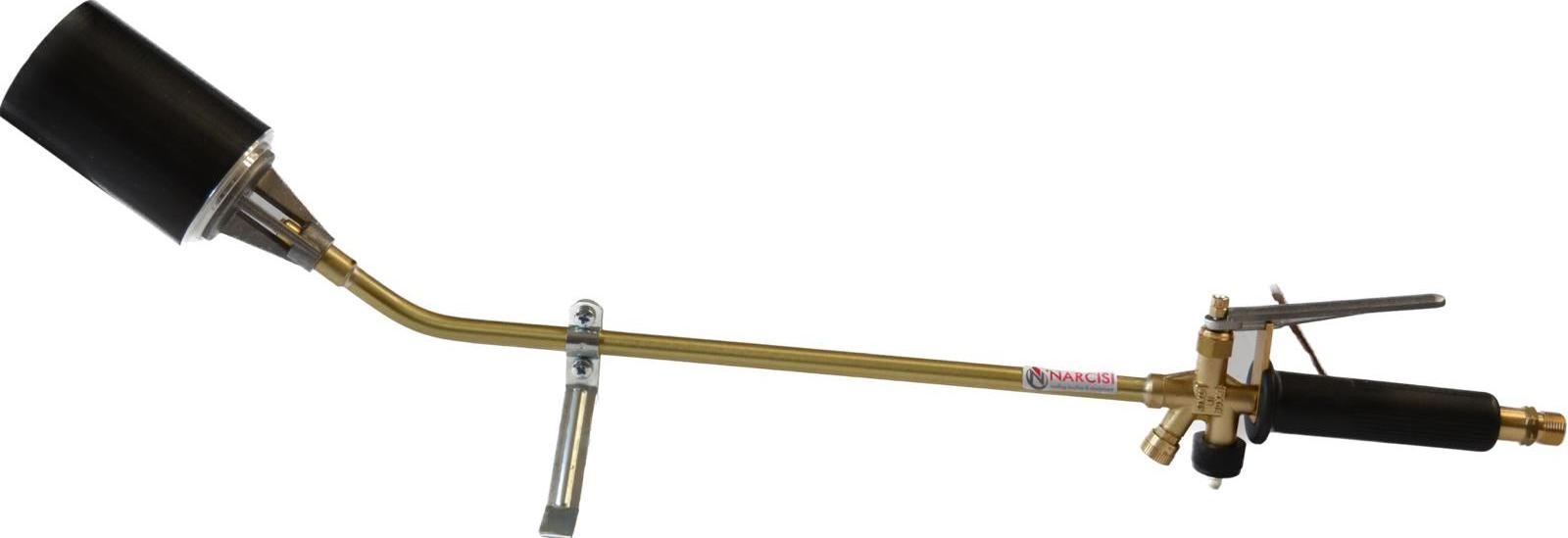 High italian quality brass single roofing torch stem 400 mm burner head D 70 mm for retail wholesale contractors