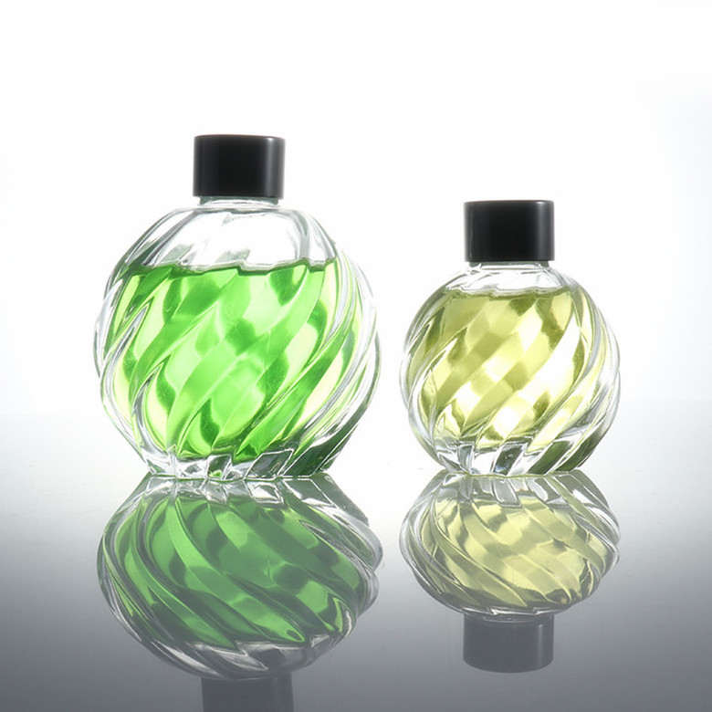 Transparent 100ml 250ml pineapple shaped aroma reed diffuser glass bottle