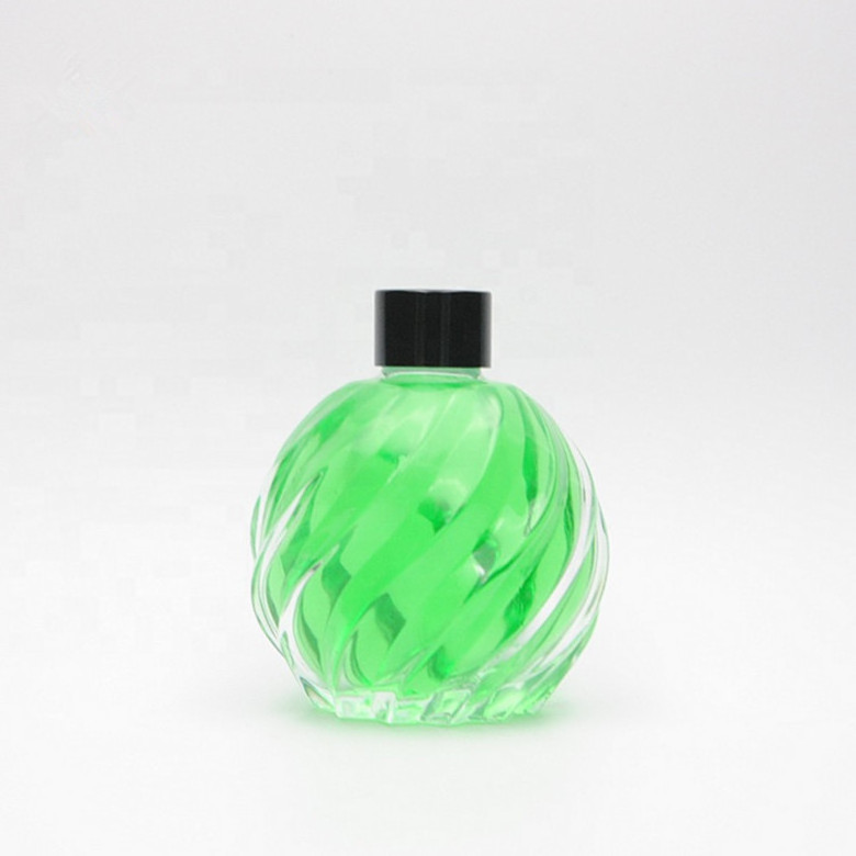 Transparent 100ml 250ml pineapple shaped aroma reed diffuser glass bottle