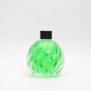 Transparent 100ml 250ml pineapple shaped aroma reed diffuser glass bottle