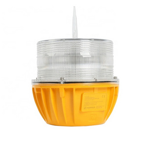 LT101 Low Intensity Solar Led Aviation Obstruction Aircraft Warning  Light For Towers ,Cranes