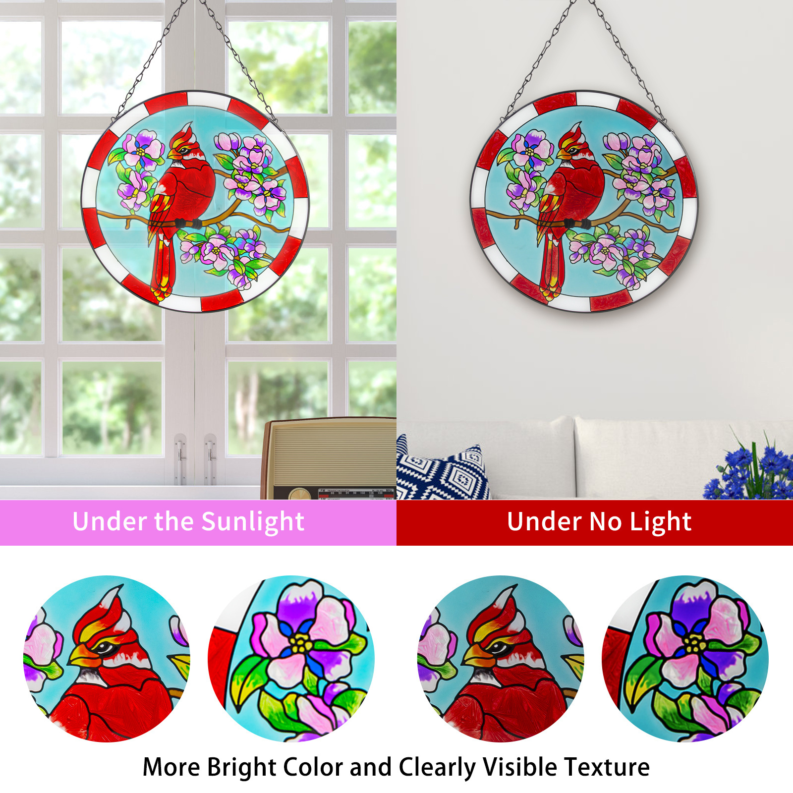 Stained Glass Window Hangings, 12