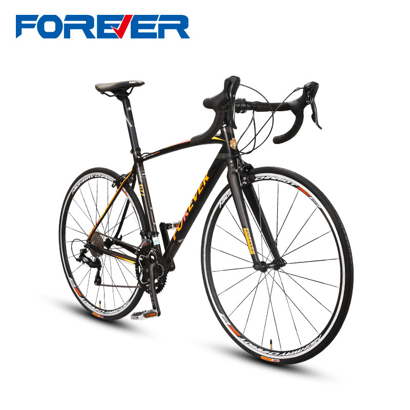 FOREVER G77-2  New 18  Speed Road  Bike Steel bike  Frame Bicycle Cycling For Men  Ultra fast race bicycle  700C Gravel Bike