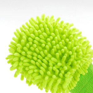 SHODA Trending Products 2024 New Arrivals Microfiber Nylon Car Wash Gloves Brush Mop Mitt For Car Wash Cleaning