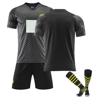 wholesale Club quick dry short Football Uniform Custom logo wholesale suit Cheap sports wear club Thai quality soccer jersey