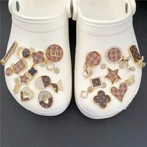 New Design Luxury Metal Shoe Charms Custom Designer Charms For Clog Shoes Decoration Wholesale