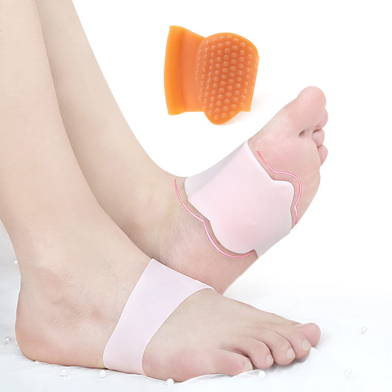 S-King Man And Women Half Arch Support Insole Flat Feet Silicone SEBS Foot Care Product