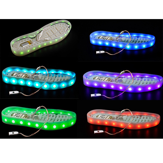 Gym Shoes Play Lights Flashing Led Running Shoe Lights Strip Led Light Shoes with Led New Design Led 2021 Party Shoe Decorations