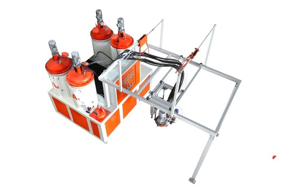 PU Double density pouring machine for safety shoes