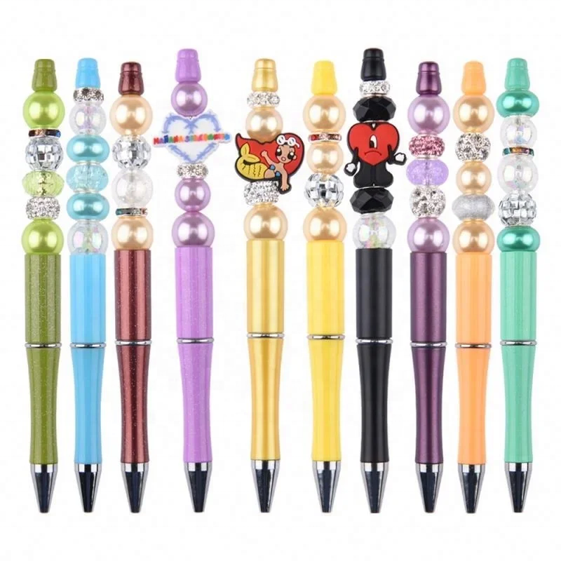 Silicone Beads Pens Manufacturer Custom Infant Chew DIY Baby Teething Character Silicone Charms Focal Beads For silicone Pens