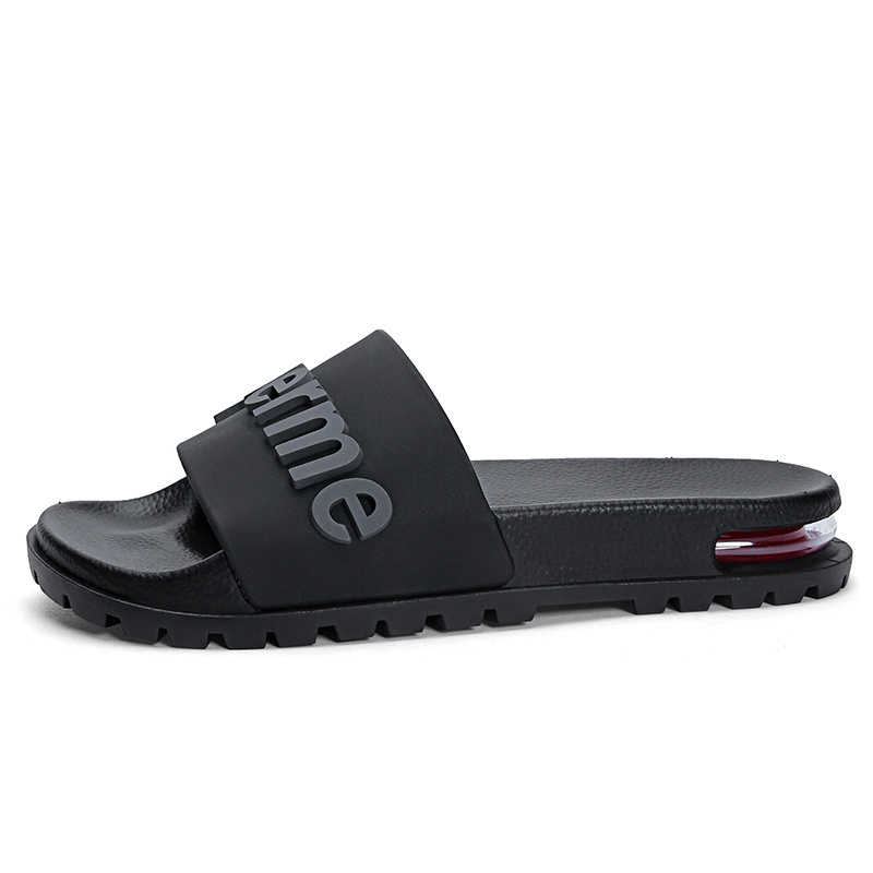 Customizable Mens Rubber Slippers High Quality Pool Slide Sandals Black Luxury Slide Sandals Rubber Slippers