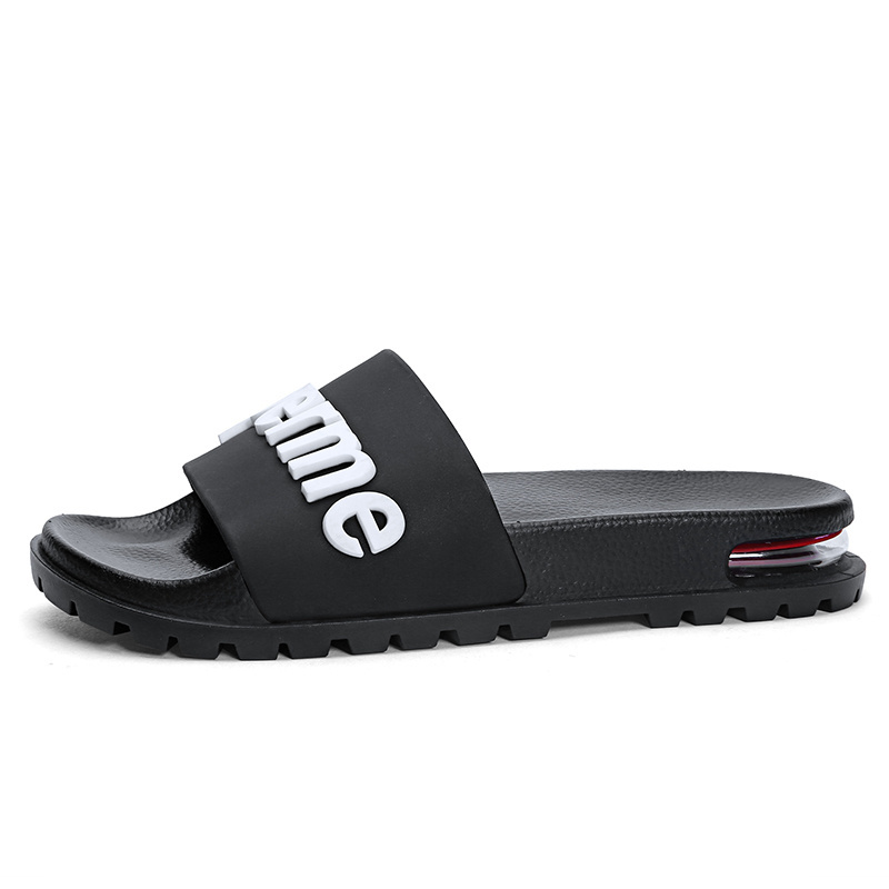 Customizable Mens Rubber Slippers High Quality Pool Slide Sandals Black Luxury Slide Sandals Rubber Slippers