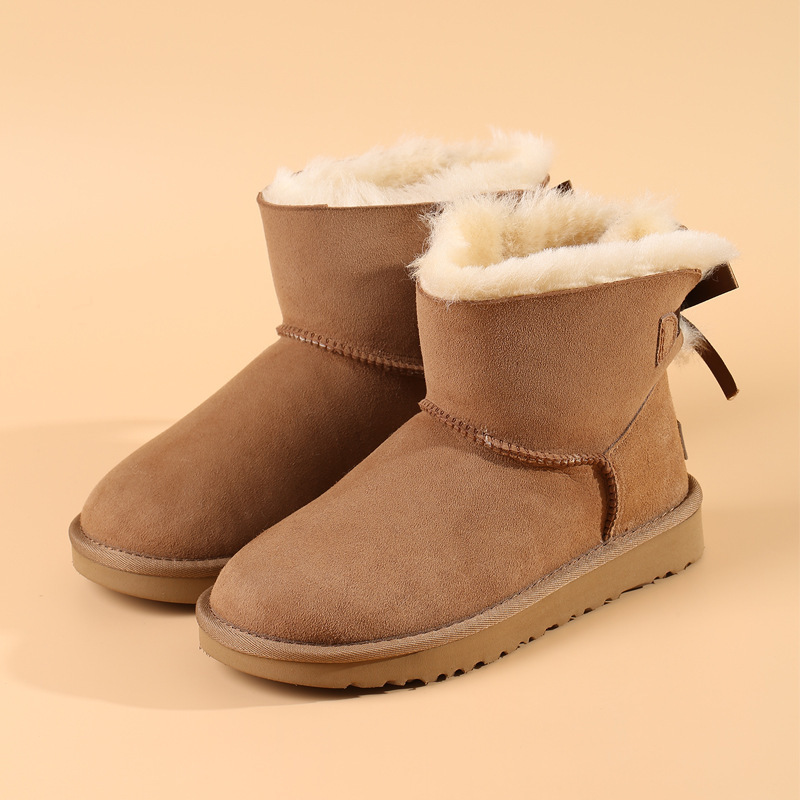 2022 Wholesale Classic Winter Women's Fur Snow Boots Women Shoes Short Fluff Boots For Women