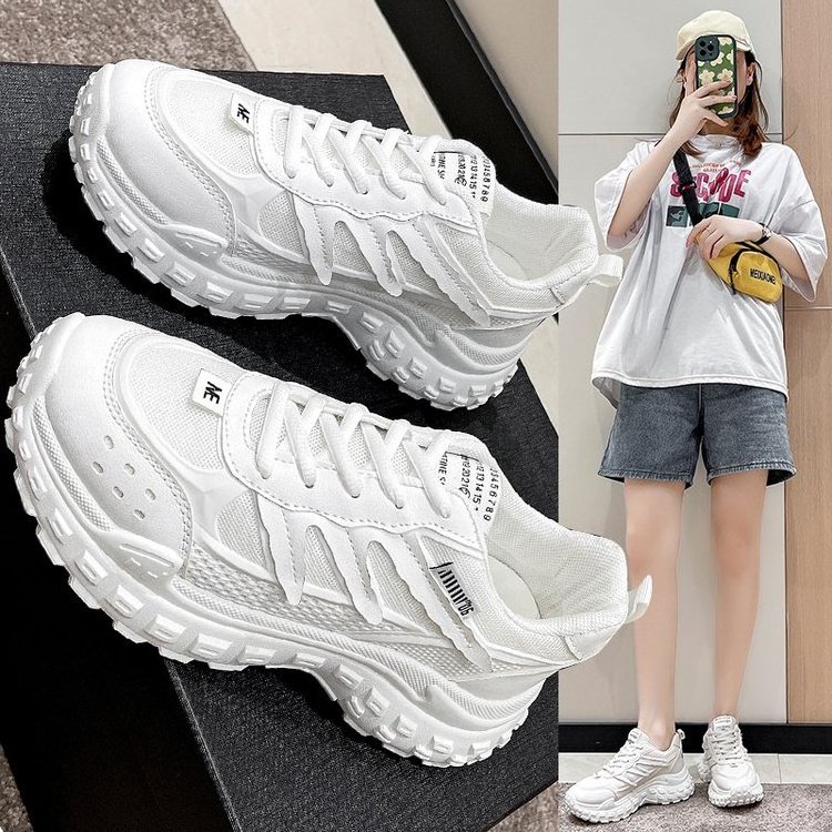 Casual Colorful Ladies Mesh Sneakers Sports Shoes Comfortable New Shoe Female Women Lady Lady Shoe Box Rubber Spring Balancer