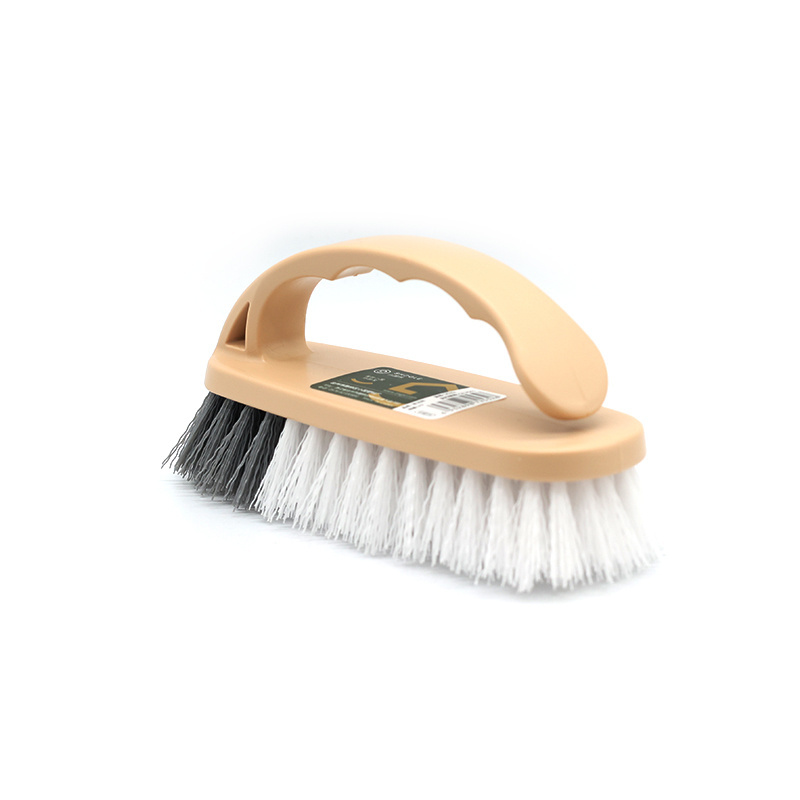 SHOGOLE Wholesale Cleaning Brush For Clothes Pp PET Horse Hair Double Sided Washing Scrub Mat Carpet Cleaner Press wood Rubber