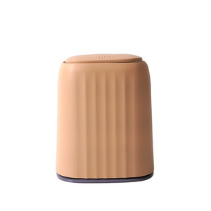 Shogole step trash can mini small slim waterproof press with lid household small small trash can table mini garbage basket