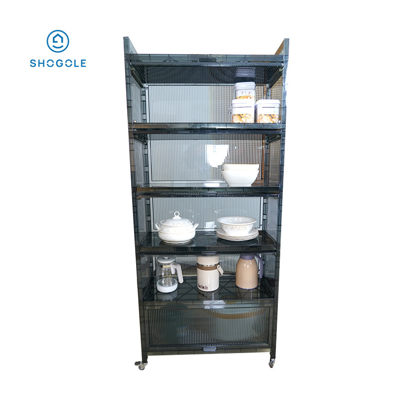 SHOGOLE Export Multifunction Durable Steel Light Duty Shelf Shelves For Room Shelves Store Office Plastic storage cabinet