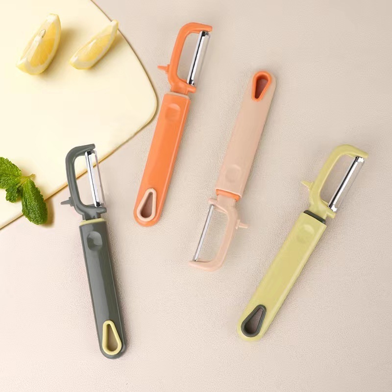 SHOGOLE Nordic Style Kitchen Ware Stainless Steel Blades Fruit And Vegetable Peeler Potato Fruit Skin Peeler