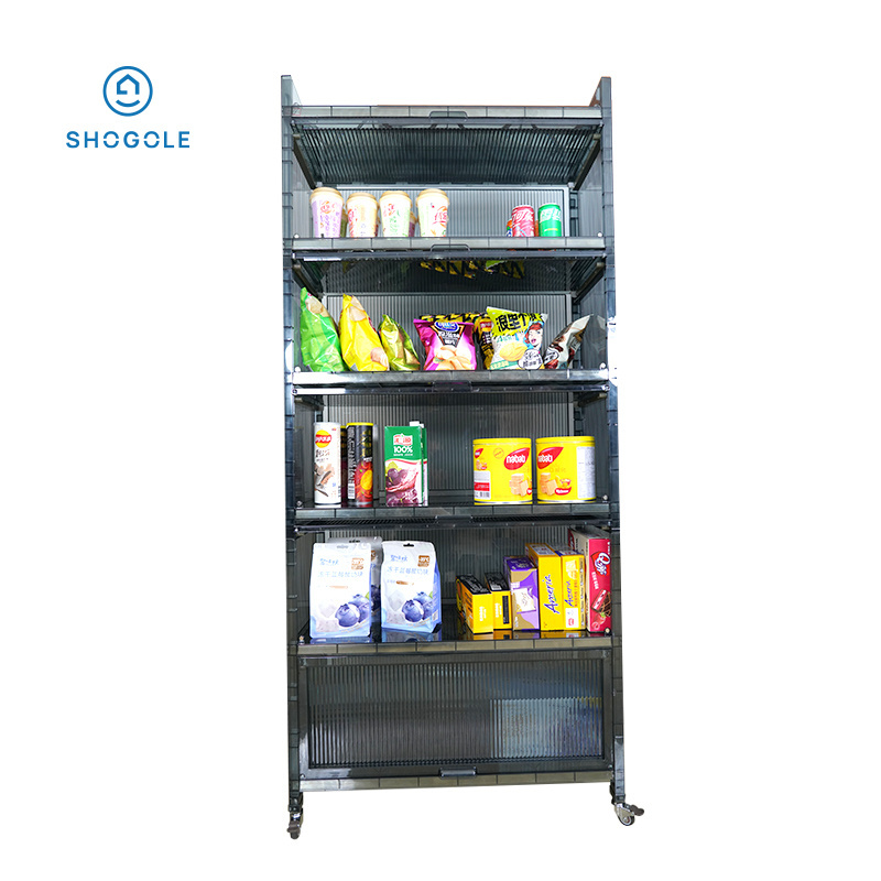 SHOGOLE Export Multifunction Durable Steel Light Duty Shelf Shelves For Room Shelves Store Office Plastic storage cabinet