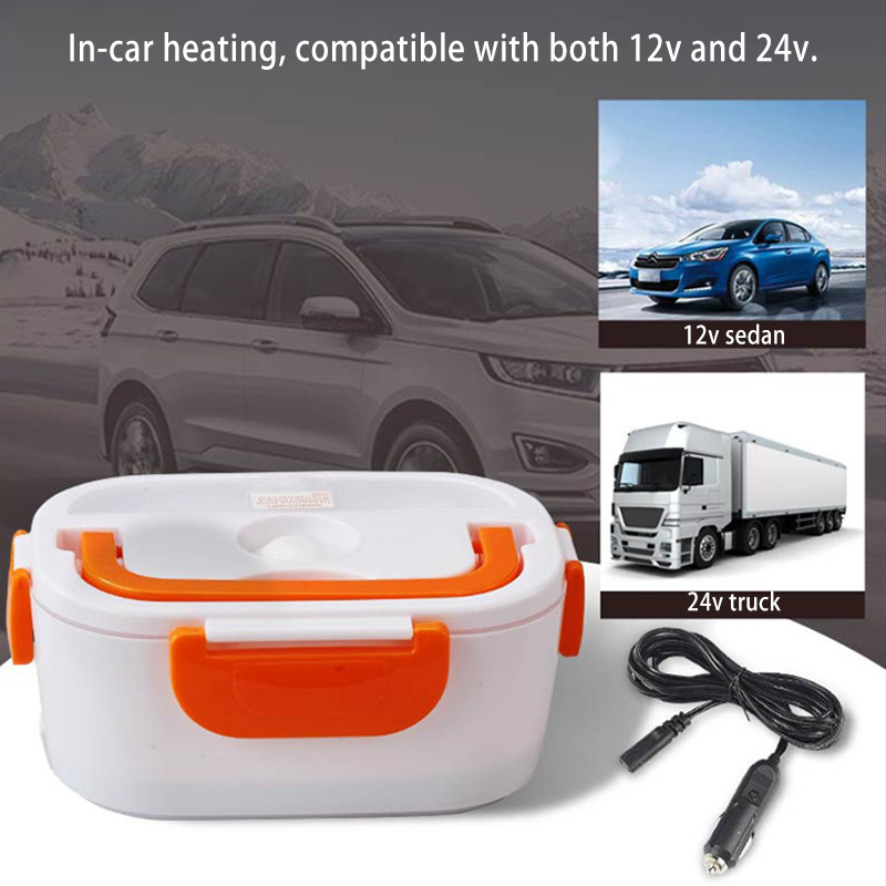 Electric Lunch Box Avec Sac Self Heating Food Warmer Heater For Car And Home Use Portable USB Battery Powered Electric Lunch Box