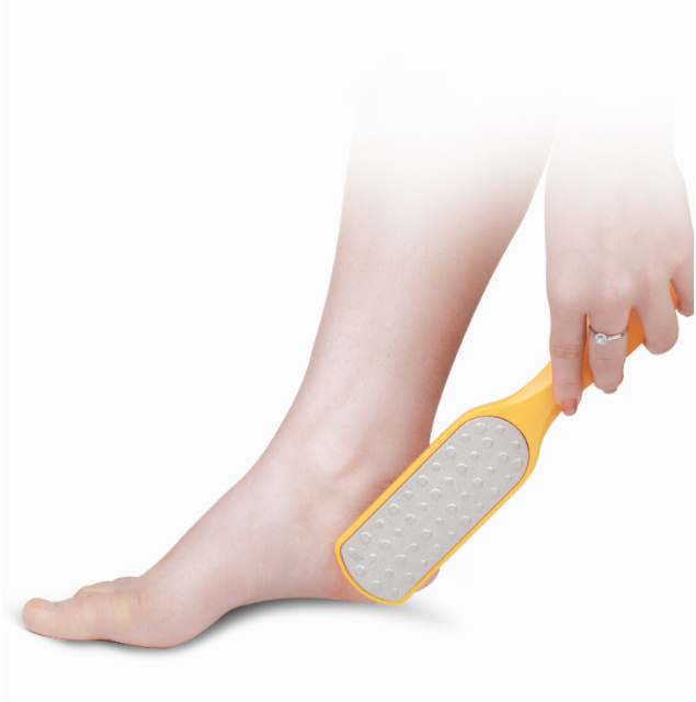 Foot Rub File Stainless Steel Double-sided Foot Rasp Heel File Hard Dead Skin Callus Remover Exfoliating Pedicure Care Tool