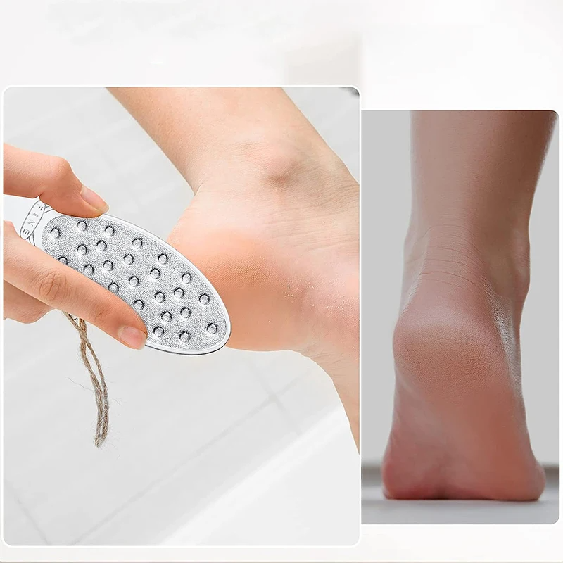 Double Side Pedicure Callus Remover 304 Stainless Steel Foot File for Feet Hard and Dead Skin