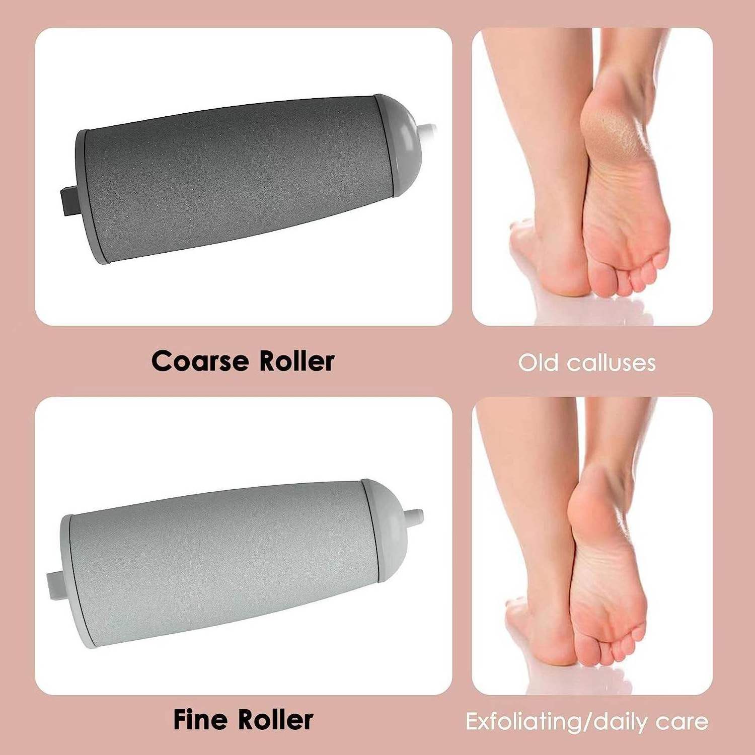 Electric Foot File Callus Remover Rechargeable Pedicure Tools Feet Care Kit Foot Scrubber Dead Skin Remover