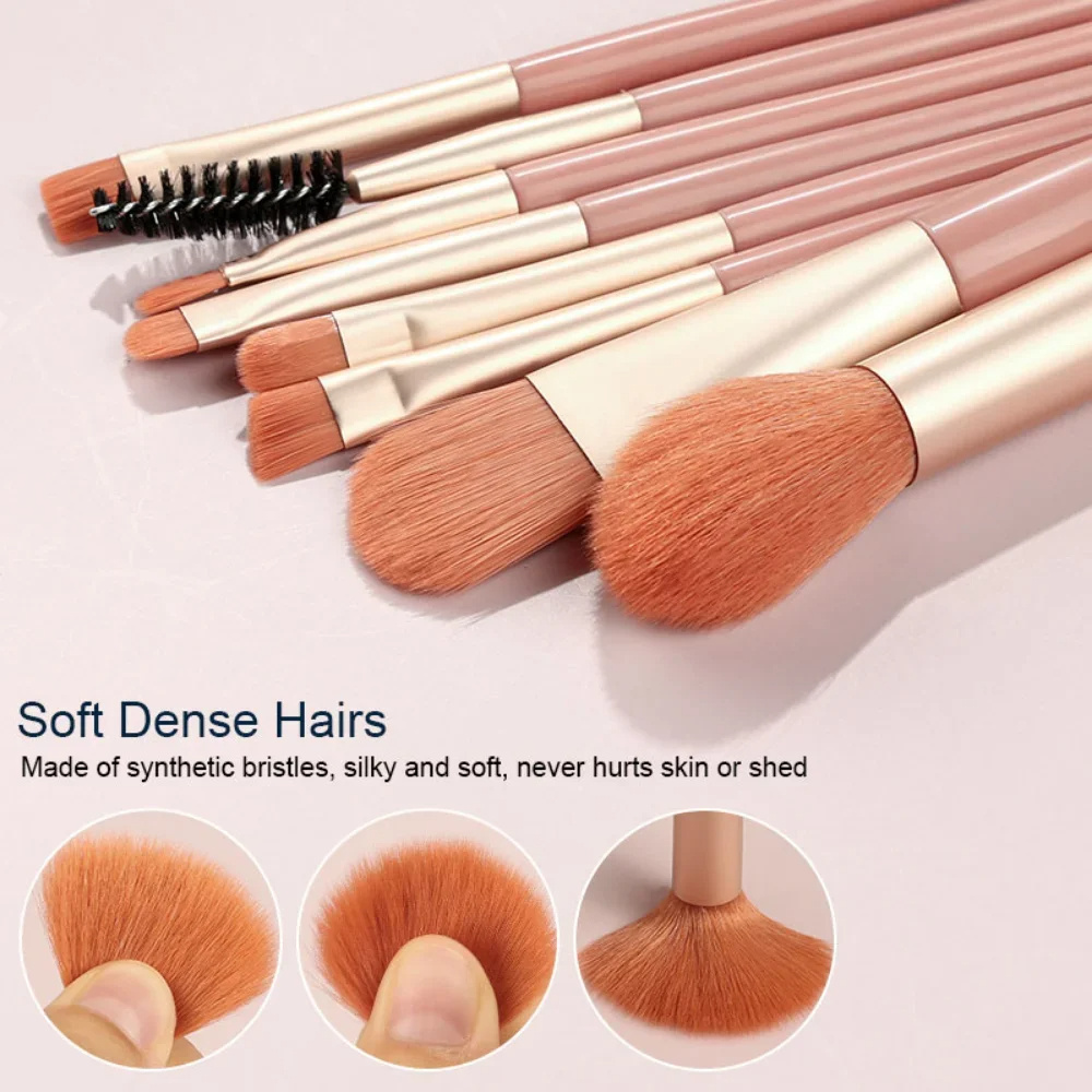 New 8Pcs Makeup Brush Set Makeup Concealer Brush Blush Loose Powder Eye Shadow Highlighter Foundation Brush Beauty Tools