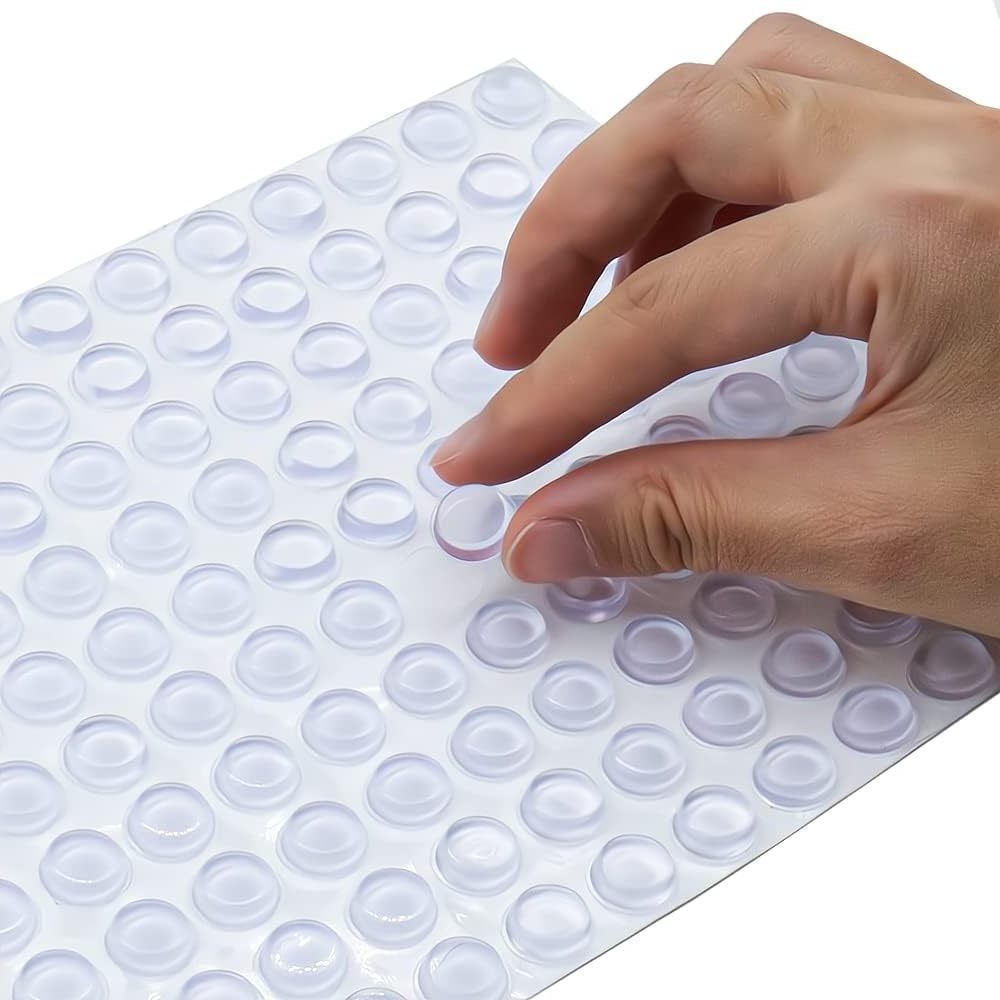 Clear Silicone Funiture Adhesive Felt Pad Rubber Bumpers Pads Cabinet Door Stoppers for Drawer Cupboards Cutting Boards Glass