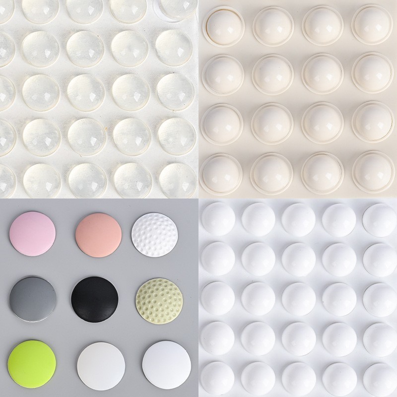 Clear Silicone Funiture Adhesive Felt Pad Rubber Bumpers Pads Cabinet Door Stoppers for Drawer Cupboards Cutting Boards Glass