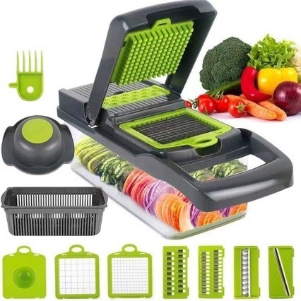 Kitchen Cutting Artifact 16 Piece Set Dicing Vegetable Cutter Multifunctional Dicing Vegetable Cutter Multifunctional Dicing Veg