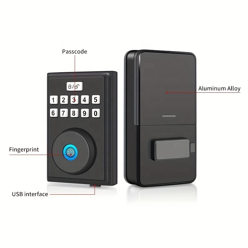 Smart Life Smart Lock,Keyless Entry Door Lock,Fingerprint Door Lock,Electronic Deadbolt With Keypads Easy To Install