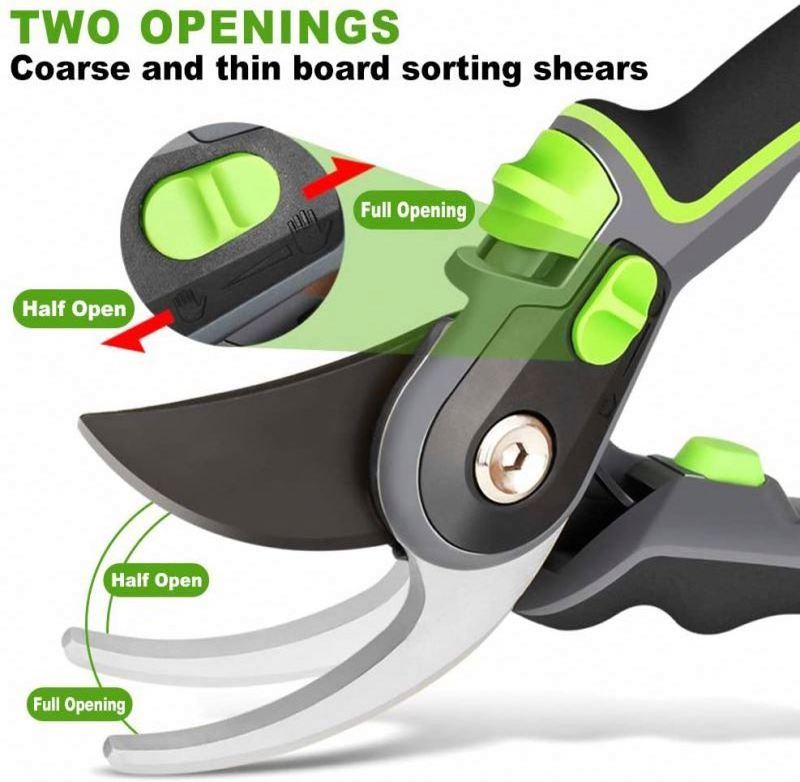 Professional Garden Secateurs Bypass Pruner Flower Scissors Hand Garden Shears