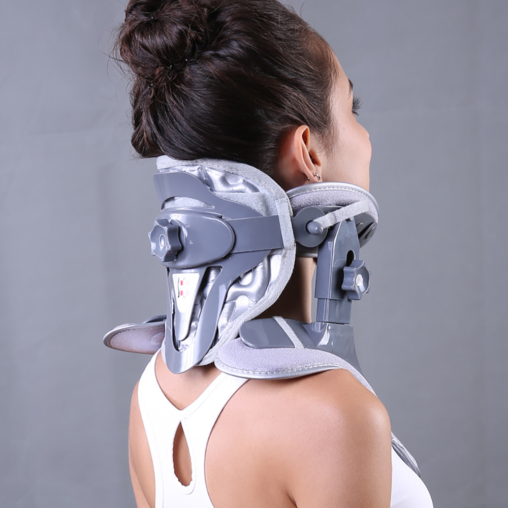 Universal Foam Adjustable Inflatable Physiotherapy Orthopedic Support Cervical Collar Traction Device Soft Neck Brace Bondage