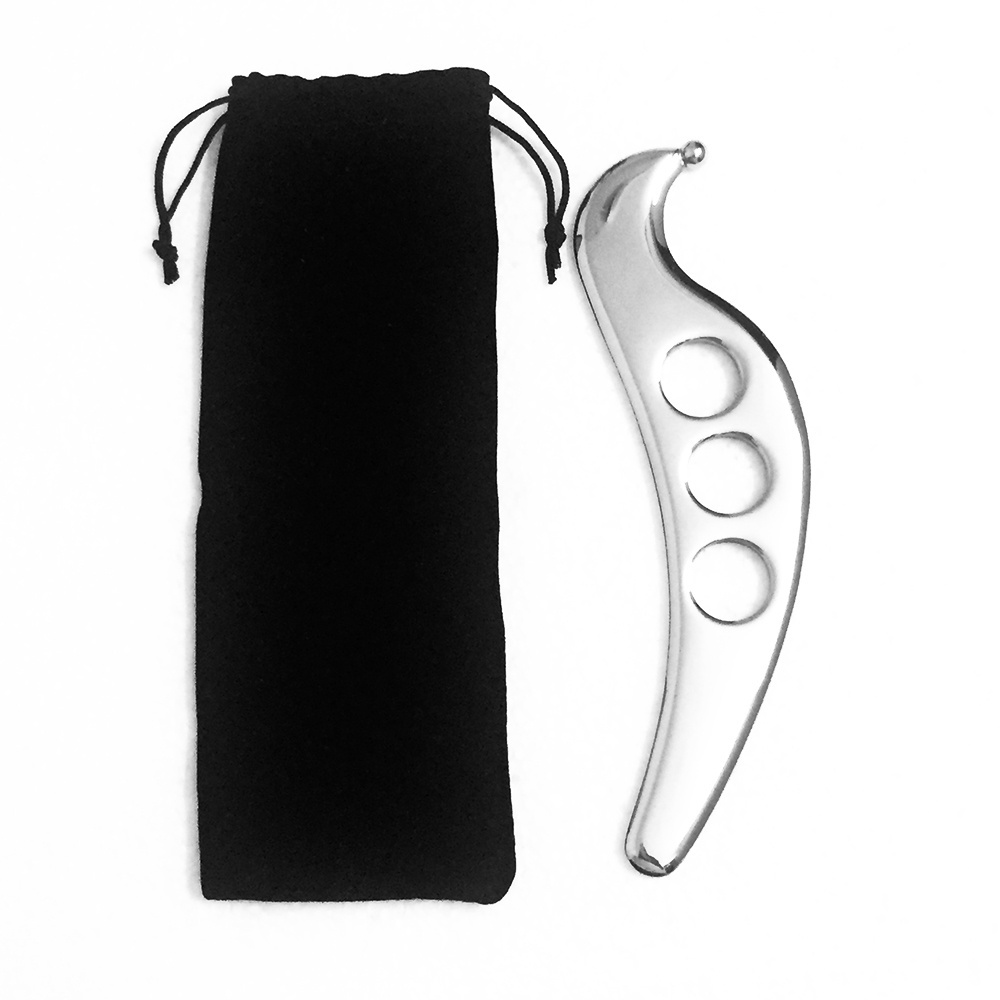 Body Iastm Tool Stainless Steel Massage Blade Gua-sha Face Slimming Reface Gua Sha Deep Muscle Massager Set Custom