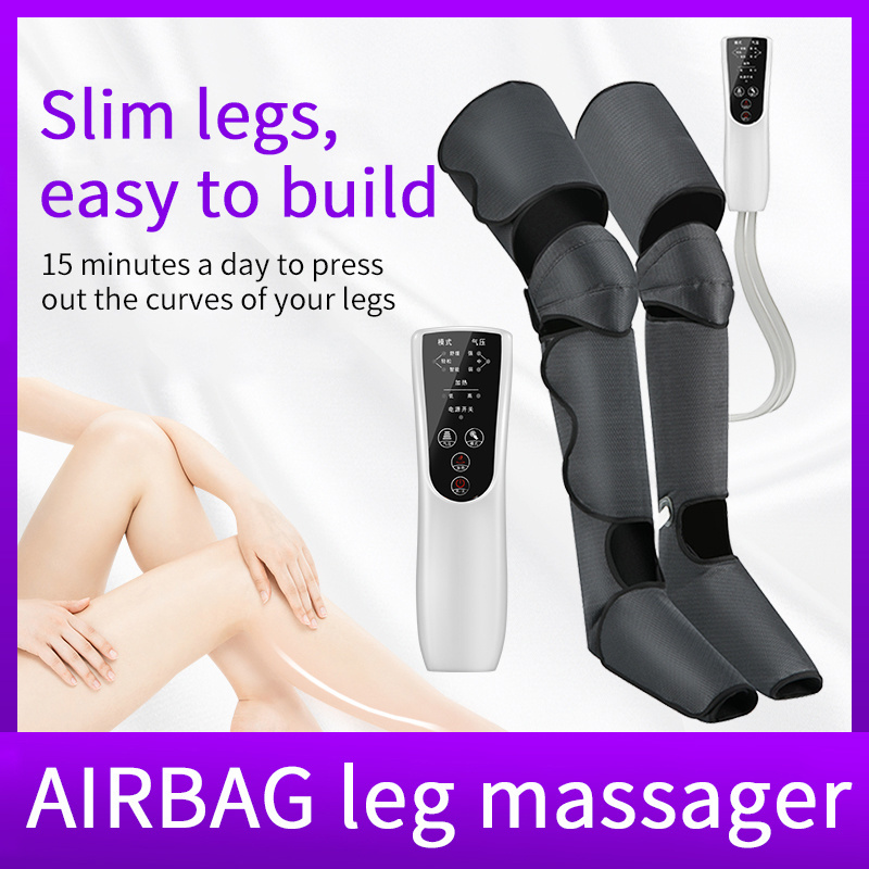 Handheld Full Leg Circulation Relaxation Compress Recover Boot Massage Product Air Pressure Muscle Pain Relief Leg Massager