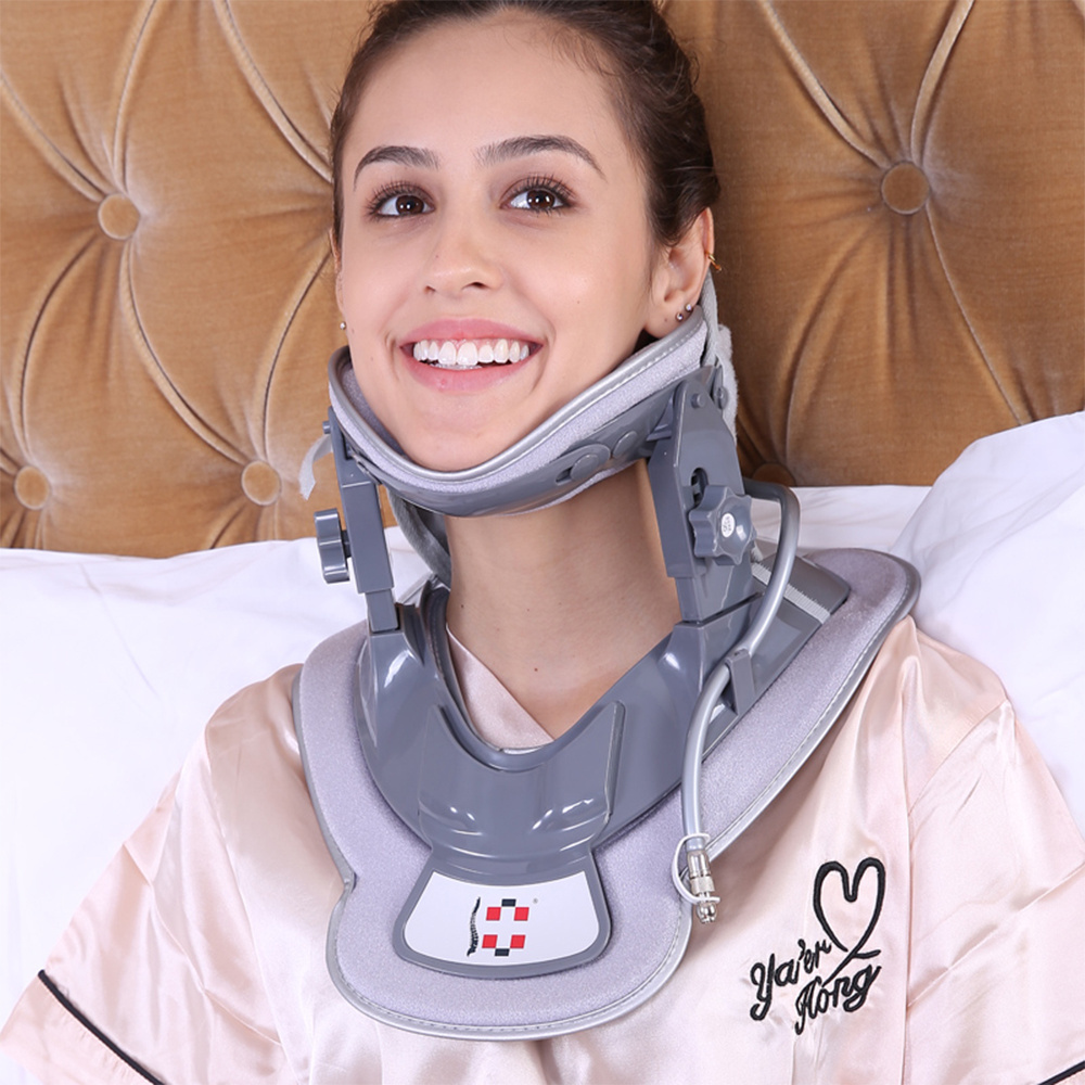 New Arrival USA In Stock Air Manual Neck Shoulder Pain Relief Cervical Traction Device