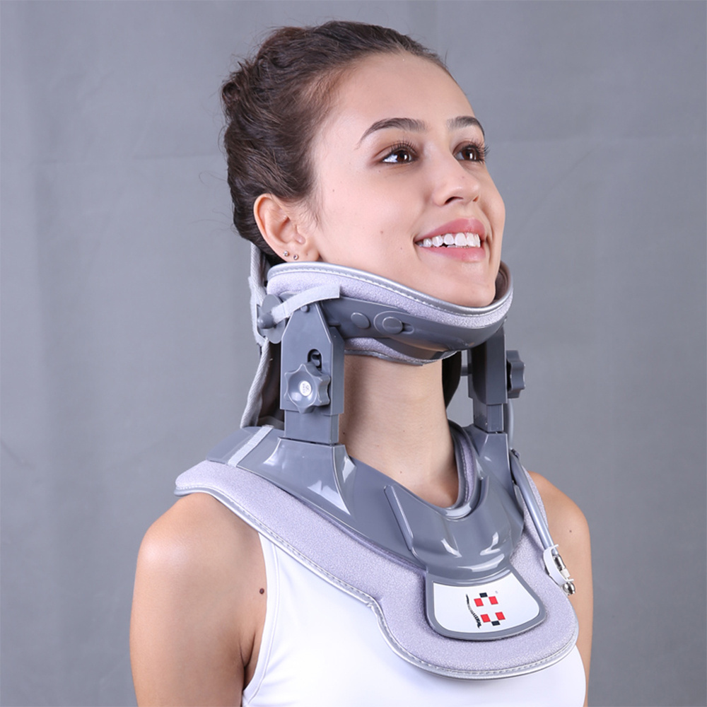 Universal Foam Adjustable Inflatable Physiotherapy Orthopedic Support Cervical Collar Traction Device Soft Neck Brace Bondage