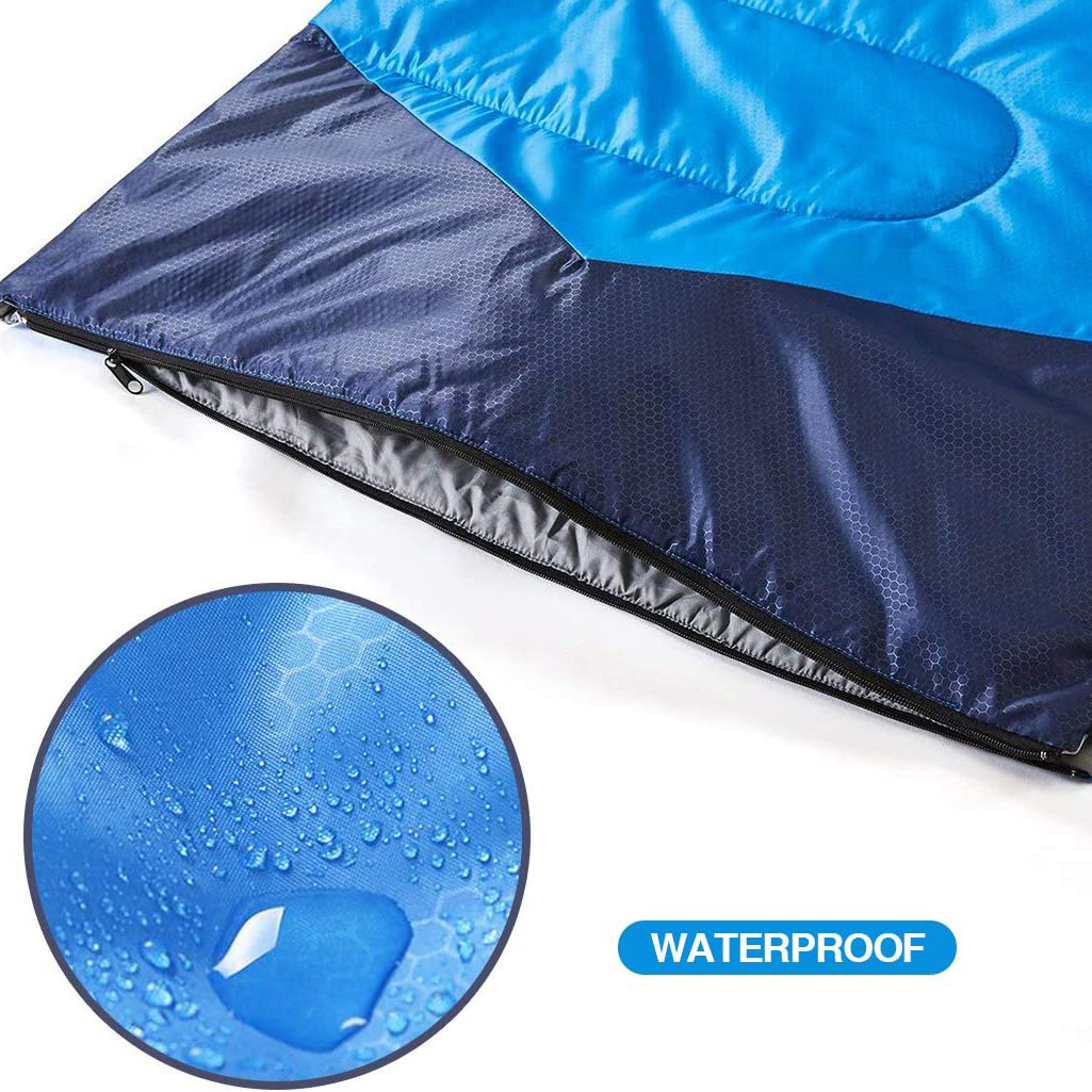 Camping Sleeping Bag - 3 Season Lightweight Waterproof for Adults Kids - Camping Gear Equipment, Traveling, and Outdoors