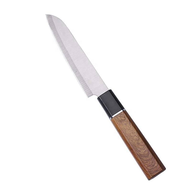 Fruit Knives Stainless Steel Small Kitchen Knife Wood Grain Peeling Tools Cutting Dicing Slicing Meat Paring Knife